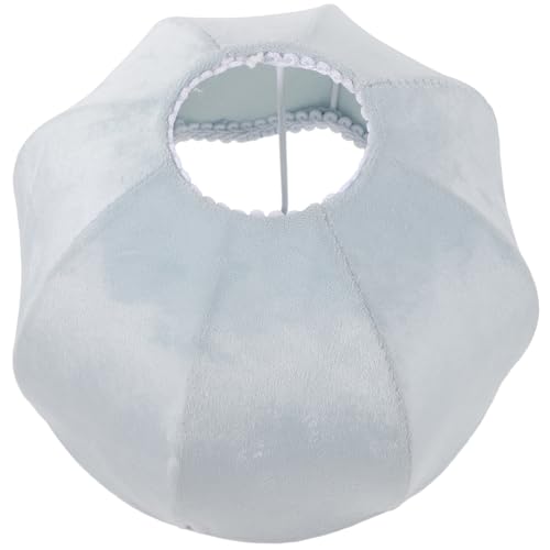 GALPADA Vintage Lampenschirm Blaublau Halbrund Retro Tischlampenschirm Ersatz für Nachttisch Schlafzimmer und Büro Einfach zu Montierender Lampenüberzug für Wand und Stehleuchten GALPADA Vintage Lampenschirm Blaublau Halbrund Retro Tischlampenschirm Ersatz für Nachttisch Schlafzimmer und Büro Einfach zu Montierender Lampenüberzug für Wand und Stehleuchten von GALPADA