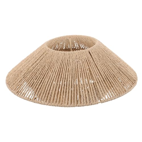 GALPADA Vintage Lampenschirm Geflochtenem Papier Fassung für Deckenleuchten und Wandlampen Stilvolle Raumdekoration Warmem Geeignet für Esszimmer und Wohnzimmer GALPADA Vintage Lampenschirm Geflochtenem Papier Fassung für Deckenleuchten und Wandlampen Stilvolle Raumdekoration Warmem Geeignet für Esszimmer und Wohnzimmer von GALPADA