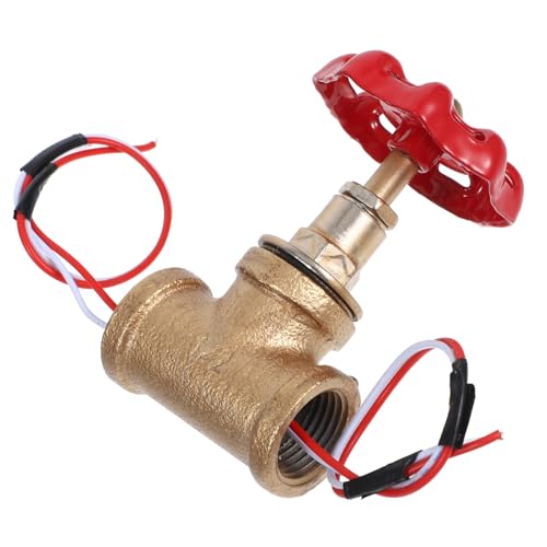GALPADA Vintage Lichtschalter im Steampunk Eisen Wasserrohr Ventil mit Rot Weißem Draht für Schreibtisch Wohnzimmer Badezimmer GALPADA Vintage Lichtschalter im Steampunk Eisen Wasserrohr Ventil mit Rot Weißem Draht für Schreibtisch Wohnzimmer Badezimmer von GALPADA