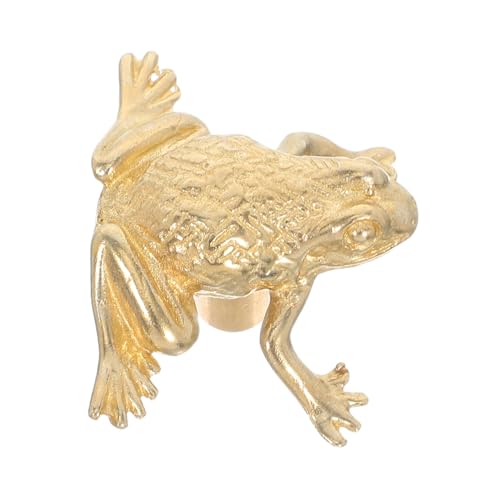 GALPADA Vintage Messing Türgriff Froschform Feng Shui Symbol Robuster Schrankgriff für Schlafzimmer Kommode Möbelbeschläge Zuhause GALPADA Vintage Messing Türgriff Froschform Feng Shui Symbol Robuster Schrankgriff für Schlafzimmer Kommode Möbelbeschläge Zuhause von GALPADA
