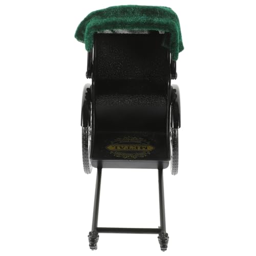 GALPADA Vintage Rikscha Modell aus Metalllegierung Retro Dreirad Miniatur Langlebiges Sammlerstück und Dekoratives Kunstobjekt für Zuhause und Büro von GALPADA