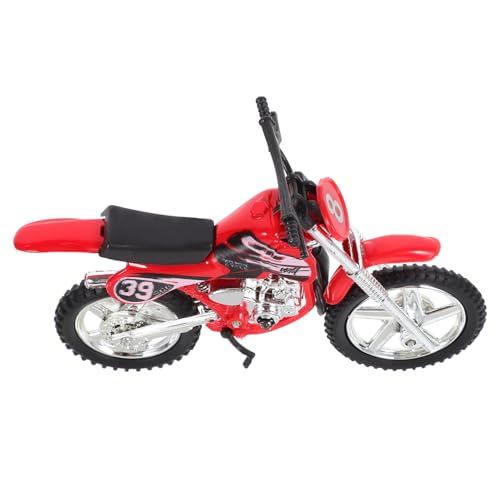 GALPADA Vintage Stil Motorradmodell aus Legierung Realistisches Desktop für Zuhause Büro und Cafés Perfektes für Motorradliebhaber Detaillierte Ausführung Rot von GALPADA