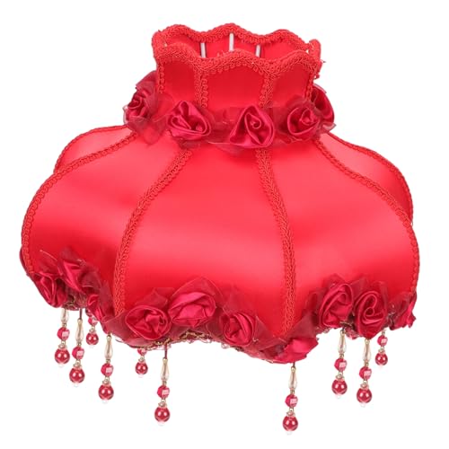 GALPADA Vintage Stoff Lampenschirm mit Spitzenverzierung Dekorativer Lampenbezug für Tischlampen und Stehlampen Antiker Europäischer Stil Warmes Licht Passend für Wohn Schlafzimmer GALPADA Vintage Stoff Lampenschirm mit Spitzenverzierung Dekorativer Lampenbezug für Tischlampen und Stehlampen Antiker Europäischer Stil Warmes Licht Passend für Wohn Schlafzimmer von GALPADA