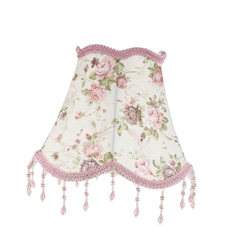 GALPADA Vintage Tischlampenschirm mit Pendelleuchte Retro Lampenschirm für Tischlampen Elegantes Design für Schlafzimmer und Wohnzimmer von GALPADA