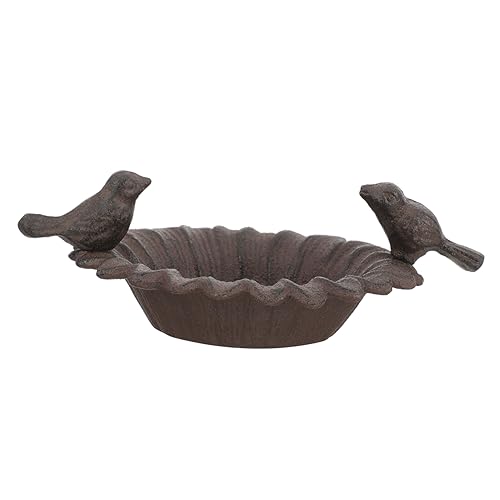GALPADA Vogelfütterer Montiert Tablett Außen Fütterung Vogel Fütterer Klein Füttern Vogelhäuschen Zum Aufhängen Im Freien Futterspender Für Vogelhäuschen Aus Metall Finch Bird Feeder Eisen von GALPADA