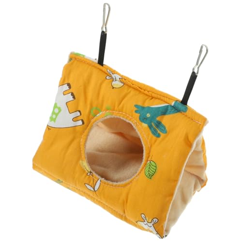 GALPADA Vogelhängematte aus Weichem Plüsch Kleines Vogelnest mit Rundem Eingang Warmes Bett für Papageien Wellensittiche und Kleine Vögel Sichere Schlafmöglichkeit Schützender GALPADA Vogelhängematte aus Weichem Plüsch Kleines Vogelnest mit Rundem Eingang Warmes Bett für Papageien Wellensittiche und Kleine Vögel Sichere Schlafmöglichkeit Schützender von GALPADA