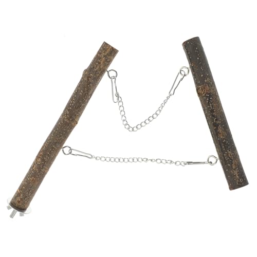 GALPADA Vogelspielzeug Papageienschaukel aus Robustem Naturholz Standfestes Sitzstangen Papageien und Sittiche Langlebig und Schadstofffrei Einfache Handhabung ohne Installation als für GALPADA Vogelspielzeug Papageienschaukel aus Robustem Naturholz Standfestes Sitzstangen Papageien und Sittiche Langlebig und Schadstofffrei Einfache Handhabung ohne Installation als für von GALPADA