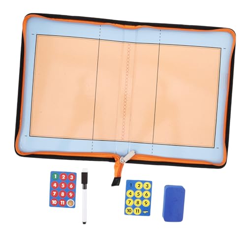 GALPADA Volleyball Coaching Board mit Magnettafel Abwischbar Inklusive Marker und Radiergummi Leichte Pu lederhülle Tragbares Taktikboard für Trainer und Spielanalyse GALPADA Volleyball Coaching Board mit Magnettafel Abwischbar Inklusive Marker und Radiergummi Leichte Pu lederhülle Tragbares Taktikboard für Trainer und Spielanalyse von GALPADA