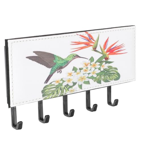 GALPADA Wand schlüsselhalter aus Robustem Material Schwarz Stilvolles Design Platzsparend für Haustür und Flur mit Dekorativem Brief Kleinteilefach Einfache Montage Einsetzbar von GALPADA