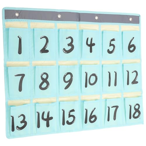 GALPADA Wandhängender Organizer Tasche Fächer Oxford Aufbewahrungstasche für Handy Klassenzimmer Karten Organizer Hängetasche für Tür und Wand von GALPADA