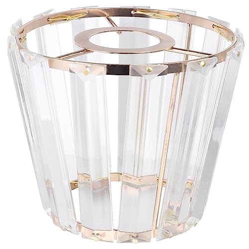 GALPADA Wandlampe mit Kristallschirm Eleganter Lampenschirm für Deckenleuchten und Wandleuchten Zeitloses Design Eisen Langlebig und für Wohnzimmer und Schlafzimmer GALPADA Wandlampe mit Kristallschirm Eleganter Lampenschirm für Deckenleuchten und Wandleuchten Zeitloses Design Eisen Langlebig und für Wohnzimmer und Schlafzimmer von GALPADA