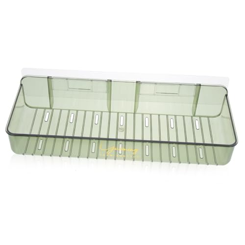 GALPADA Wandmontiertes Badezimmer Regal aus Transparentem Pet Halbdurchsichtiger Toiletten und Küchenhalter ohne Bohren Stabiler Wandhalter für Toilettenpapier Handtücher und Gewürze GALPADA Wandmontiertes Badezimmer Regal aus Transparentem Pet Halbdurchsichtiger Toiletten und Küchenhalter ohne Bohren Stabiler Wandhalter für Toilettenpapier Handtücher und Gewürze von GALPADA