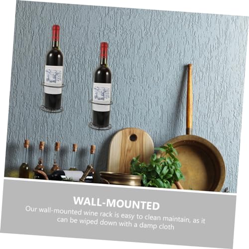 GALPADA Wandmontiertes Weinregal Einzel Flaschenhalter Metall Schwarz Weinflaschenständer Hängend Stilvolles Weinregal Für Zuhause Bar Küche Wohnzimmer GALPADA Wandmontiertes Weinregal Einzel Flaschenhalter Metall Schwarz Weinflaschenständer Hängend Stilvolles Weinregal Für Zuhause Bar Küche Wohnzimmer von GALPADA