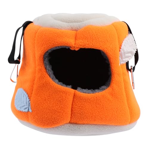 GALPADA Warmes Hamster Schlafnest aus Weicher Baumwolle Dickes Winddichtes Haustierbett für Kleintiere Hängendes Kuschelnest als Winterruheplatz für Hamster und Kleine GALPADA Warmes Hamster Schlafnest aus Weicher Baumwolle Dickes Winddichtes Haustierbett für Kleintiere Hängendes Kuschelnest als Winterruheplatz für Hamster und Kleine von GALPADA