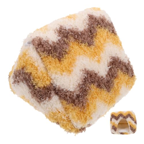 GALPADA Warmes Hamsterbett aus Korallenfleece Kleines Haustier-Nest mit Isolierendem Winterversteck Waschbares Schlafhaus für Hamster Ratten Eichhörnchen und Andere Kleintiere GALPADA Warmes Hamsterbett aus Korallenfleece Kleines Haustier-Nest mit Isolierendem Winterversteck Waschbares Schlafhaus für Hamster Ratten Eichhörnchen und Andere Kleintiere von GALPADA