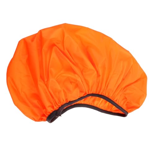 GALPADA Wasserfester Toilettendeckelbezug aus Polyester Wiederverwendbar Gepolstert Waschbar Universeller Schutz für Wc Sitz Weicher Robuster Toilettensitzbezug in Dezentem Orangeton von GALPADA