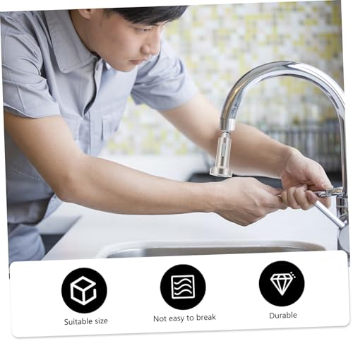 GALPADA Wasserhahn Duschkopf Küchenarmatur mit Ausziehbarem Sprühkopf Wasser Sparender Strahlregler Installieren Heiß kalt Mischfunktion Praktisch für Waschbecken und Spüle von GALPADA