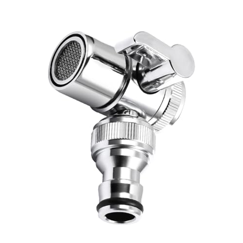 GALPADA Wasserhahn Splitter für Waschmaschine Adapter mit Drehbarem Metallgriff für Waschbecken und Geschirrspüler und Einfach Anzuschließen GALPADA Wasserhahn Splitter für Waschmaschine Adapter mit Drehbarem Metallgriff für Waschbecken und Geschirrspüler und Einfach Anzuschließen von GALPADA