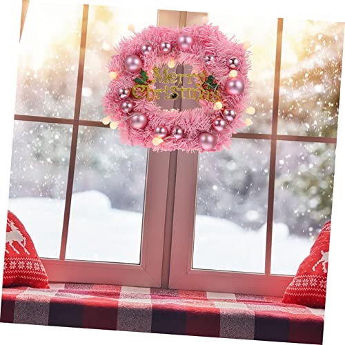 GALPADA Weihnachtskranz mit Lichterkette Frostige Kugeln Weihnachtsdeko Wandhänger Festliche Beleuchtung für Tür Fenster Wohnzimmer GALPADA Weihnachtskranz mit Lichterkette Frostige Kugeln Weihnachtsdeko Wandhänger Festliche Beleuchtung für Tür Fenster Wohnzimmer von GALPADA