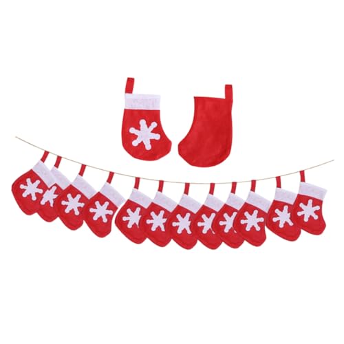 GALPADA Weihnachtssocken Dekobanner Filz Weihnachtsstrumpf Girlande Festliche Xmas Hängend für Kamin Wand Tür Fenster Weihnachtsdeko Party Zubehör GALPADA Weihnachtssocken Dekobanner Filz Weihnachtsstrumpf Girlande Festliche Xmas Hängend für Kamin Wand Tür Fenster Weihnachtsdeko Party Zubehör von GALPADA