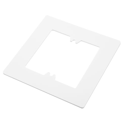 GALPADA Weißer Lichtschalter Abdeckplatte Dekorative Wandloch Abdeckung Einfache Installation ohne Werkzeug Kompatibel mit Unterputz Schaltern Minimalistisches Design für Zuhause und von GALPADA