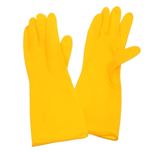 GALPADA Wiederverwendbare Latexhandschuhe Küche S Langarm Schutzhandschuhe Unisex Spülen Putzen Haushalt von GALPADA