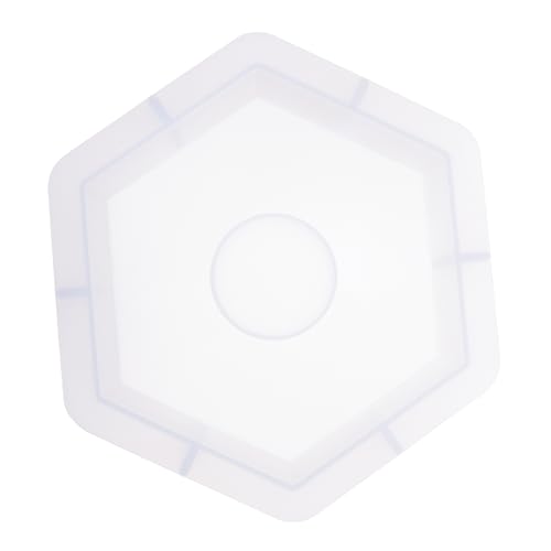 GALPADA Wiederverwendbare Silikonform für DIY Uhrendesign Flexible Epoxidharz Gießform Langlebige Uhr silikonform für Kreative Bastelprojekte Einfach zu Entformen Sechseckige von GALPADA