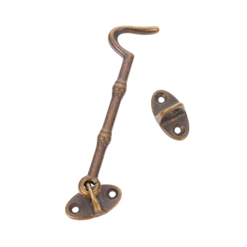 GALPADA Winddichter Fensterhaken aus Massivem Vintage design Robust und Installieren Geeignet für Türen und Fenster Langlebiger Fenstersicherungshaken von GALPADA