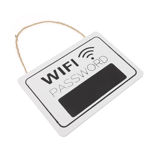 GALPADA Wlan Passwortschild zum Aufhängen Rustikale Wifi Passwort Tafel für Zuhause Restaurant und Gemeinschaftsorte Wetterfestes Outdoor Wifi Password Sign Dekoratives Türschild für von GALPADA