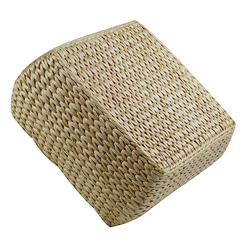 GALPADA Woven Fußhocker aus Hochwertigem Rattan Multifunktionaler Kleiner Hocker für Eingangsbereich als Schuhwechselbank und Praktischer Wohnzubehör von GALPADA