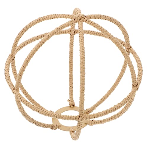 GALPADA Woven Lampenschirm für Deckenlampe Japanischer Stil Runder Lampenschirm Khaki Rustikale und Einfache Gestaltung für Warme GALPADA Woven Lampenschirm für Deckenlampe Japanischer Stil Runder Lampenschirm Khaki Rustikale und Einfache Gestaltung für Warme von GALPADA