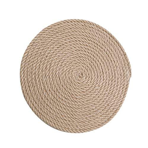 GALPADA XL Amerikanischer Stil Leinen Tischmatte Hitzebeständiger Isolier und Verbrühung Platzdeckchen für Zuhause Teehäuser Cafés Khaki GALPADA XL Amerikanischer Stil Leinen Tischmatte Hitzebeständiger Isolier und Verbrühung Platzdeckchen für Zuhause Teehäuser Cafés Khaki von GALPADA