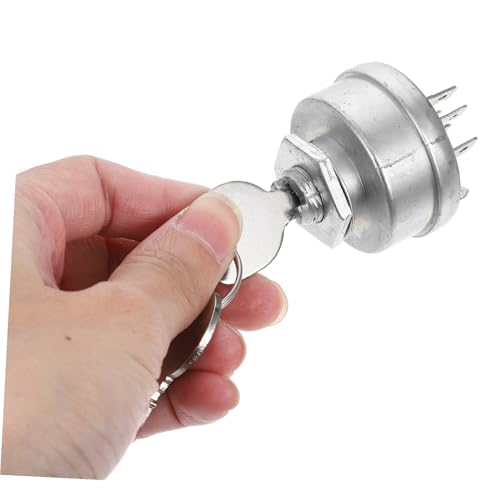 GALPADA Zündschalter mit Schlüssel Ersatz Startschalter für Rasenmäher Mäher Kompatibel mit Präziser Zündstart Langlebig und Effizient für Rasentraktor und Aufsitzmäher GALPADA Zündschalter mit Schlüssel Ersatz Startschalter für Rasenmäher Mäher Kompatibel mit Präziser Zündstart Langlebig und Effizient für Rasentraktor und Aufsitzmäher von GALPADA