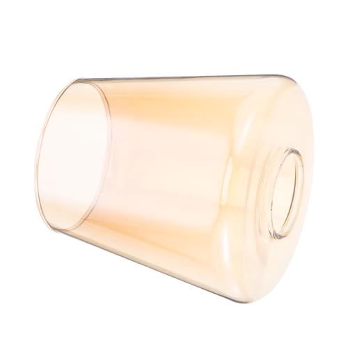GALPADA Zylinder Lampenschirm Ersatz Lampenschirm Hitzebeständig für Pendelleuchte Wandlampe Tischlampe Kronleuchter Loch Durchscheinend Elegant von GALPADA