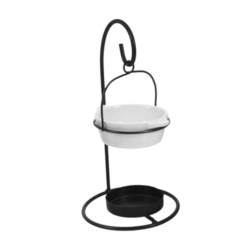 GALPADA Keramischer Duftölbrenner Mit Teelicht Vielseitig Einsetzbar Als Aromalampe Wachsheizer Und Kerzenhalter Für Minimalistisches Wohnambiente Und Schlafzimmerdeko von GALPADA