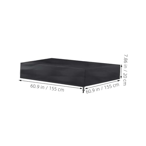 GALPADA wasserdichte Abdeckung mit Zugband Quadratische Outdoor Sandpit Pool Abdeckung Wetterfeste Schutzplane für Sandgrube und Kleine Badewannen Langlebig und Platzsparend GALPADA wasserdichte Abdeckung mit Zugband Quadratische Outdoor Sandpit Pool Abdeckung Wetterfeste Schutzplane für Sandgrube und Kleine Badewannen Langlebig und Platzsparend von GALPADA