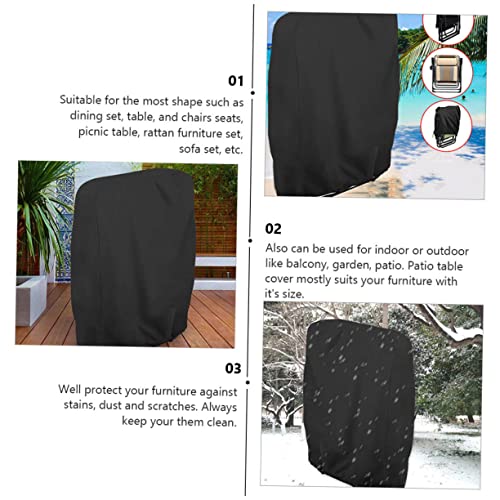 GALPADA wasserdichte Oxford Abdeckung für Gartenstuhl und Tisch UV Schmutzresistent Robuste Outdoor Schutzhaube Vielseitig für Gartenmöbel und Picknicktische Geeignet von GALPADA