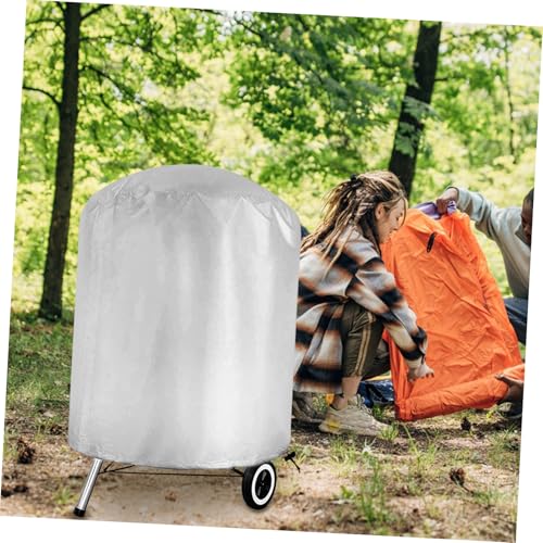 GALPADA wasserdichte Polyester Grillabdeckung mit Zugkordel UV Beständig und Reißfest Kleine Grillschutzhülle Praktische Passform für Outdoor Barbecue Langlebiger Schutz für Gasgrill und von GALPADA