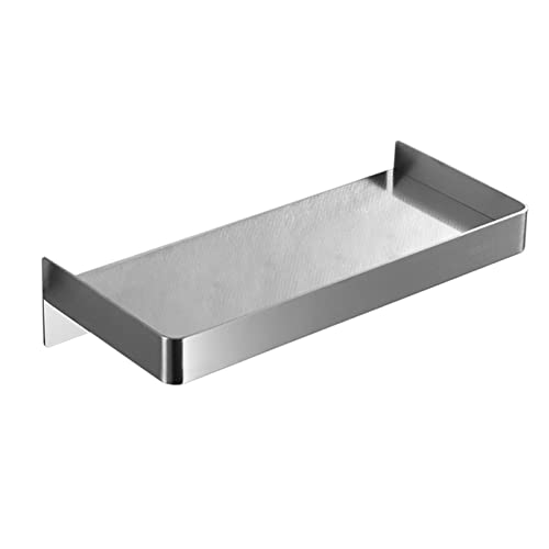 GALSOR Duschablage Edelstahl Duschkorb Selbstklebendes Badezimmerregal Kein Bohren An der Wand montiert Rostfrei for Badezimmer Toilette,Zeichnung,45.5cm (Color : Drawing, Size : 25cm) von GALSOR
