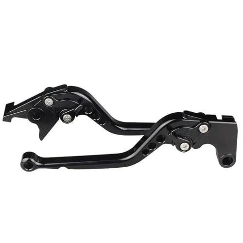 Hauptbremszylinder Für Buell S1 Lightning 1997-1998 3D CNC Kupplungshebel Motorrad Bremshebel Zubehör Griffe Einstellbare Motorradbremse Kupplungshebel (Color : Long Black) von GALSOR