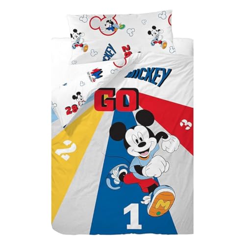 Mickey Bettbezug 2-teilig für 90 cm breite Betten von GAMANATURA