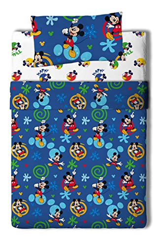 Mickey Run Bettwäsche-Set, 3-teilig, für Betten mit 90 cm Breite von GAMANATURA