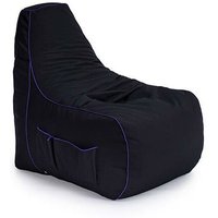 Game Over - Gaming-Sitzsack mit hoher Rückenlehne für das Wohnzimmer, wasserabweisender Sitzsack mit Seitentaschen, Sitzsack für drinnen und draußen Game Over - Gaming-Sitzsack mit hoher Rückenlehne für das Wohnzimmer, wasserabweisender Sitzsack mit Seitentaschen, Sitzsack für drinnen und draußen von GAME OVER