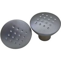 Chrom matter Möbelknopf aus Metall Schubladenknopf ø 33 mm Schrankknopf von GAMET