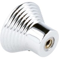 Möbelknopf Möbelgriff Schrankknopf Türgriff Schubladenknopf massiv Chrom glänzend von METAL STYLE