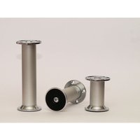 Tischbeine Tischbein Möbelfuss Silber eloxiert 150mm Schrankfuß Sesselfuß von GAMET