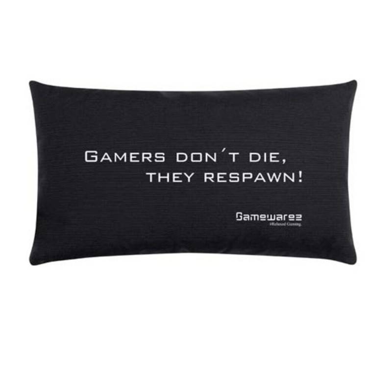GAMEWAREZ Sitzkissen Gamewarez Gaming Kissen "Gamers don´t die, they respawn!" von GAMEWAREZ