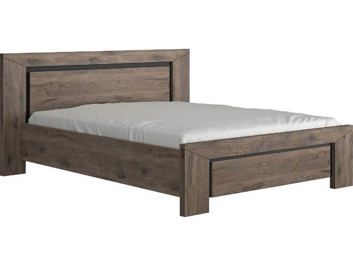 Jugendzimmer-Set GAMI Brugge , braun (eiche braun), ohne Matratze, B/H: 160cm x 200cm, Spanplatte, Schlafzimmermöbel-Sets, In 2 Farben erhältlich von GAMI