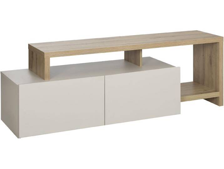 TV-Board GAMI CRAFT , artisan eiche nachbildung, greige, B:155cm H:50cm T:45cm, Spanplatte, Sideboards, TV-Möbel mit 2 Türen TV-Board GAMI CRAFT , artisan eiche nachbildung, greige, B:155cm H:50cm T:45cm, Spanplatte, Sideboards, TV-Möbel mit 2 Türen von GAMI