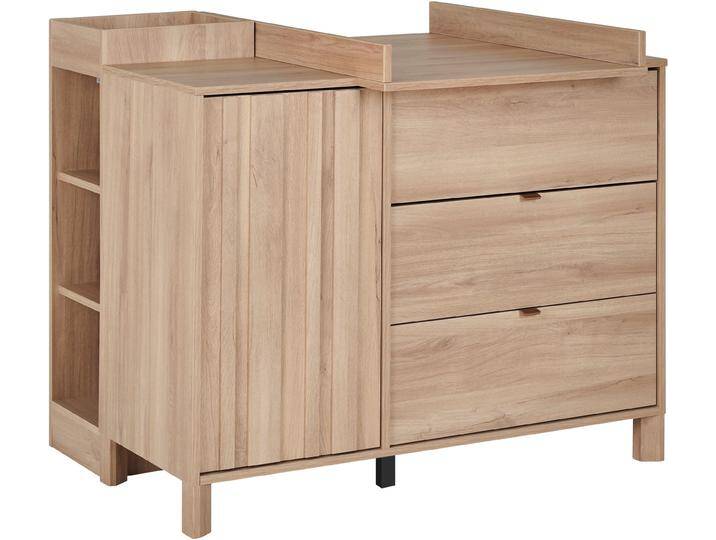 Wickelkommode GAMI Calypso Wickelkommode , eiche bocage nachbildung, eiche bocage nachbildung, B:113cm H:94cm T:81cm, Spanplatte, Wickelkommoden, durchdachte Funktionalität – ideal zum Verstauen aller Utensilien. von GAMI